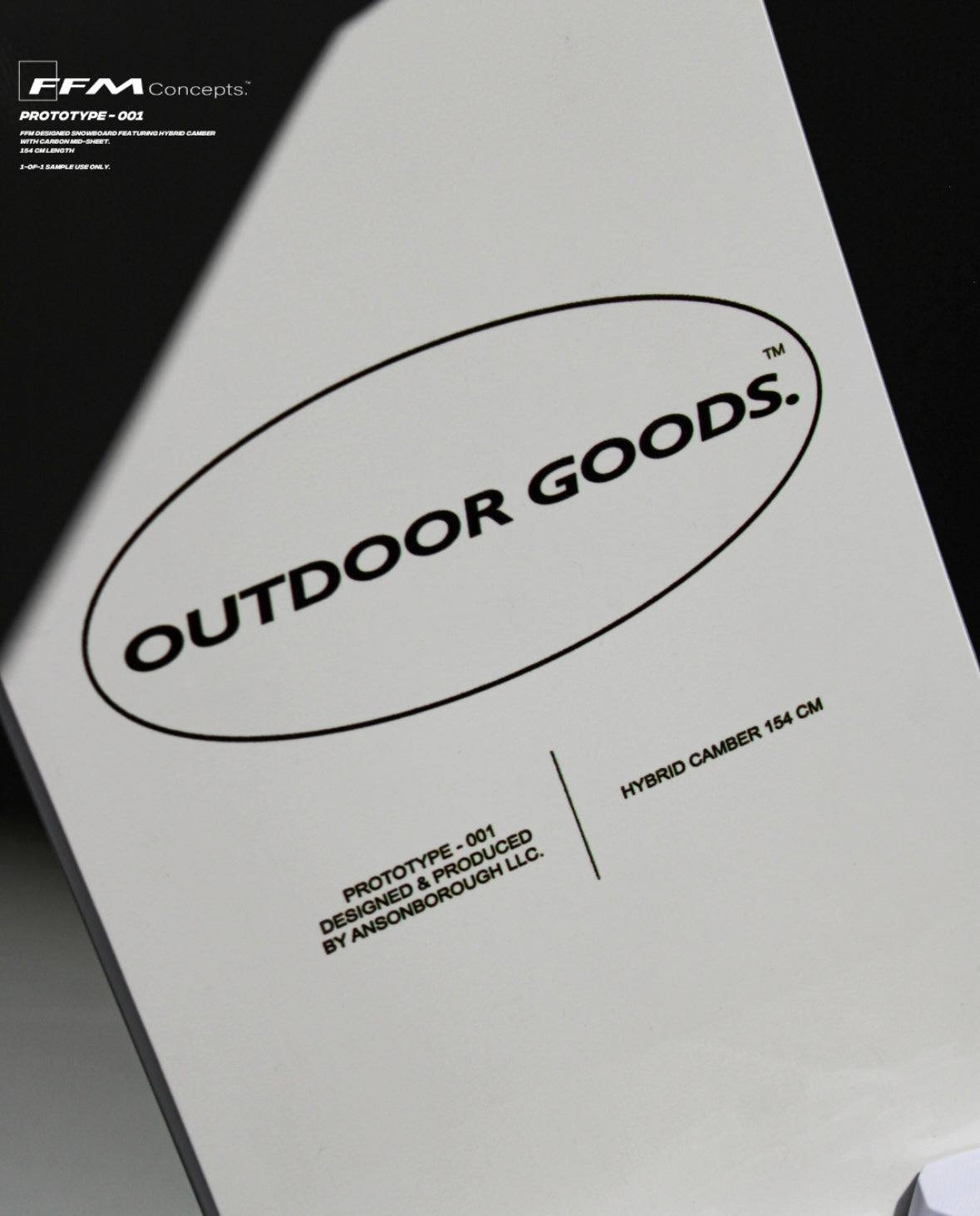 FFM Concepts "OUTDOOR GOODS™" Snowboard