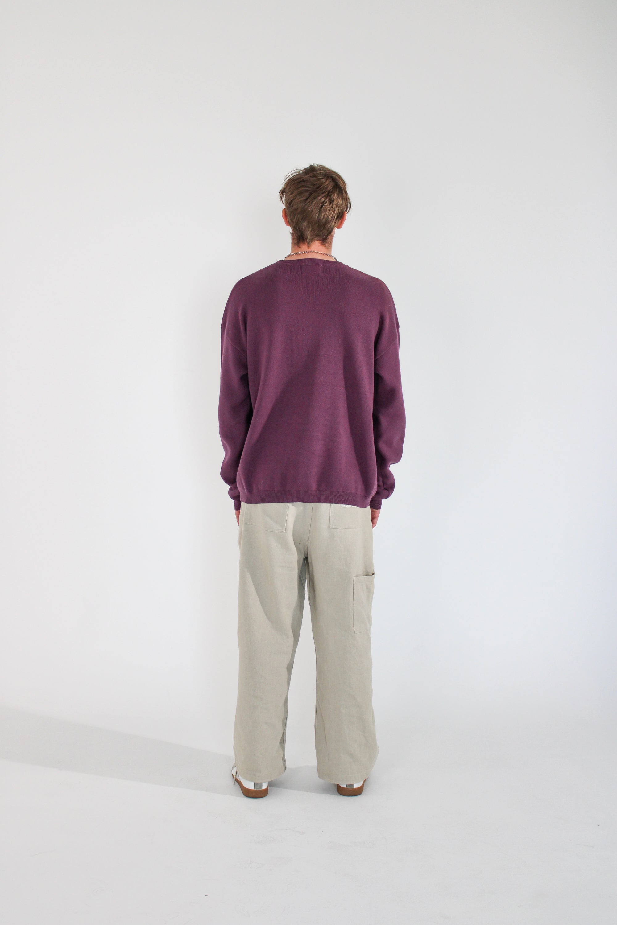 EMBROIDERED HEAVYWEIGHT KNIT SWEATER