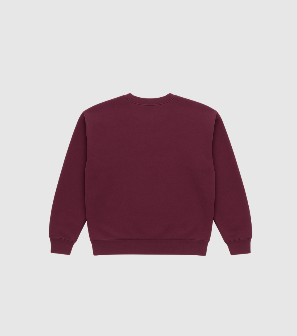 EMBROIDERED HEAVYWEIGHT KNIT SWEATER