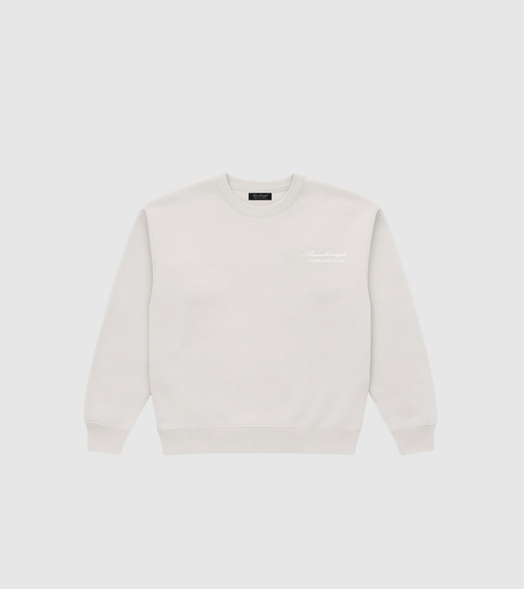 EMBROIDERED HEAVYWEIGHT KNIT SWEATER