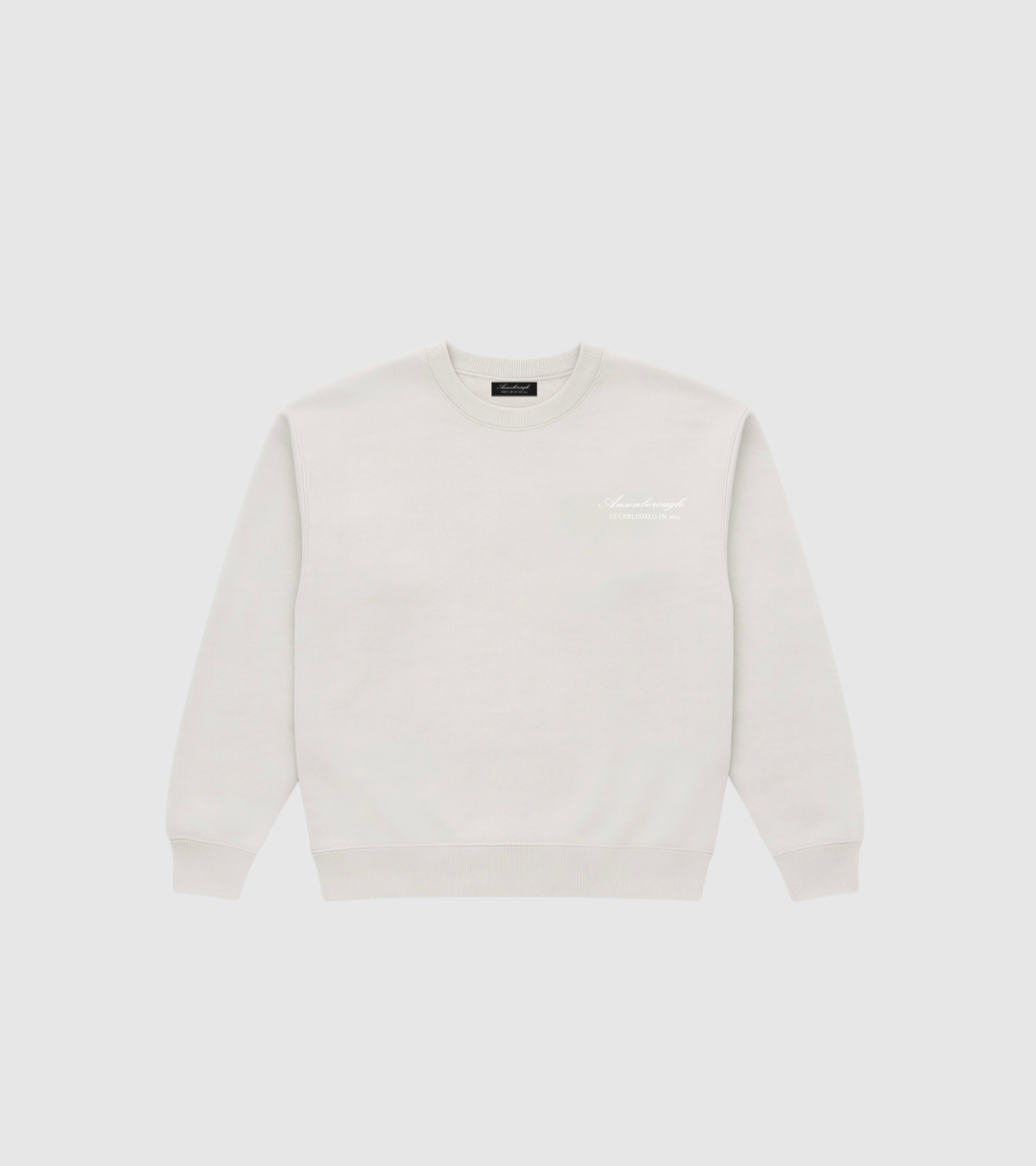 EMBROIDERED HEAVYWEIGHT KNIT SWEATER