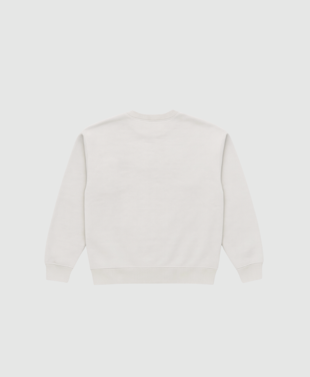 EMBROIDERED HEAVYWEIGHT KNIT SWEATER